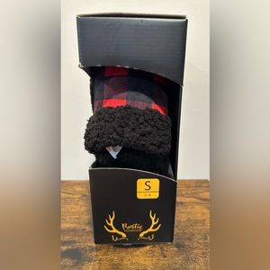 Rustic Collection Women’s Buffalo Plaid Luxury Memory Foam Slippers NWT …